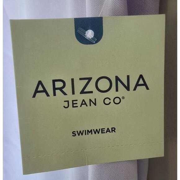 Arizona Jean Co. Gossamer Purple Swimwear T-Shirt Medium 100% Polyester Lightwei - Picture 2 of 4